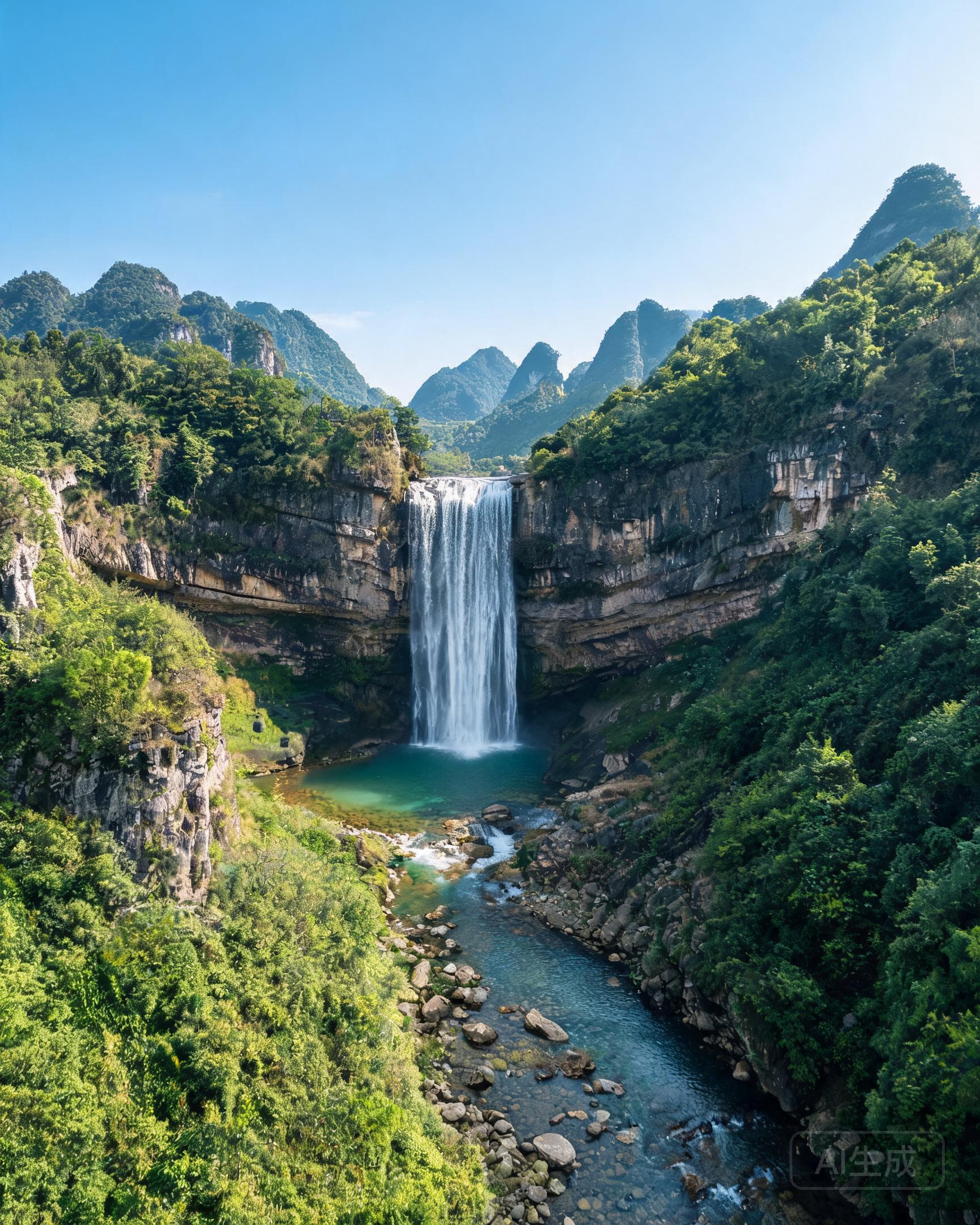 怀柔百泉山-幽谷神潭1日游线路展示图